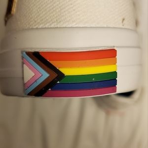 Blowfish Pride Ally flag shoes, size 10, worn once